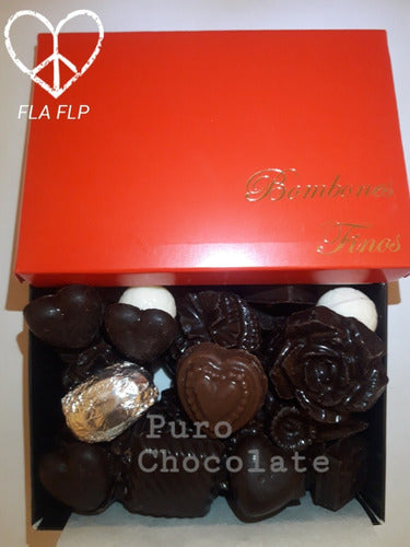 FLA FLP Puro Chocolate Box of 1/4 kg Chocolate Pralines Gift for Bride Mother’s Day 5