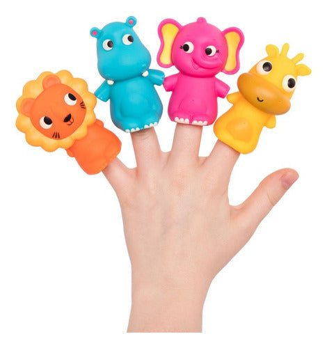 Battat Titeres De Dedos Infantil Bebe Apto Bañera Pinky Pals 0