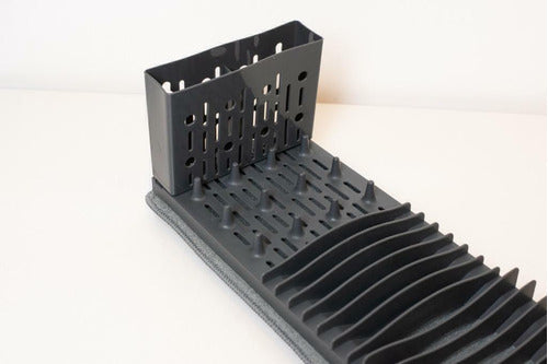 MARIANTODOORGANIZADO Feel Dish Drainage Rack with Cutlery Holder 3 1