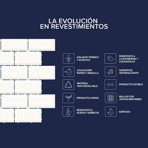 Venetile Venecitas Revestimiento Pileta Perlado M2 | Giannoni 4