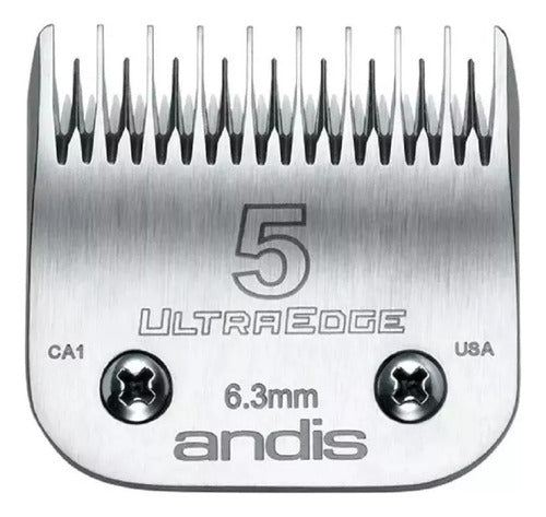 Andis Cuchilla Nº5 6.3mm Acero Inoxidable 0