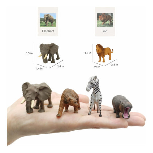 Figuras De Animales Realistas Para Niños, Juego Educativo 1