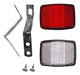 BMX Reflector with Crystal Support + Red Plastic by Plastica VC 1