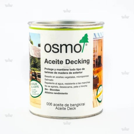 Osmo 016 Aceite Decking Bangkirai Oscuro 0.75 Lt 0