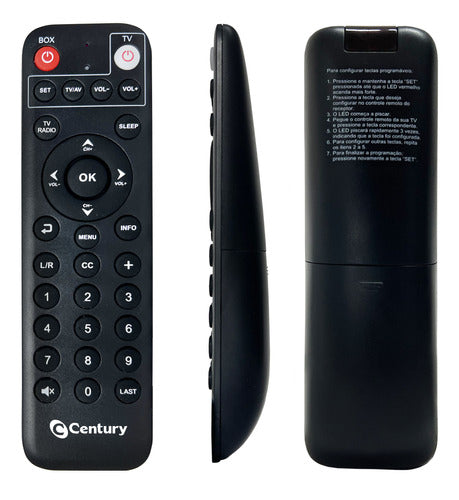 Controle Remoto Receptor Century Midiabox Hdtv B3 - Original 3