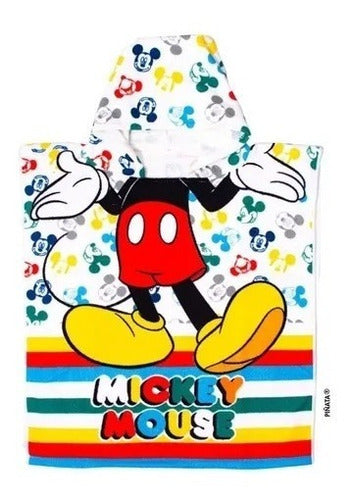 Piñata Poncho Towel Hood Microfiber Mickey Mouse 1