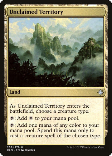 Magic The Gathering Unclaimed Territory Nps 0