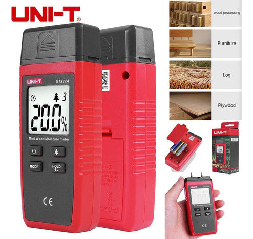 Uni-t UT377A LCD Digital Wood Moisture Meter Tester 1