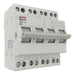 Manual Tetrapolar Switch 40A I-0-II DIN Rail 400V AC BAW 0