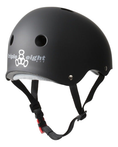 Triple Eight Casco De Protección Para Deportes, Negro, Talla Grande/x-gra 1