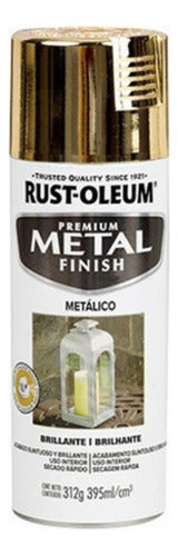Rust-Oleum Metallic Premium Metal Finish Spray Paint - Gold 0