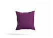 Set of 4 Solid Color Cushions 50x50 Decorative Pillow Case + Filling 3