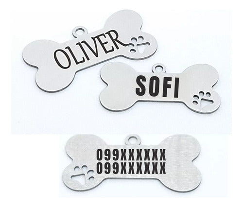 Adora Uruguay Pet Identification Tag Engraved Surgical Steel 3