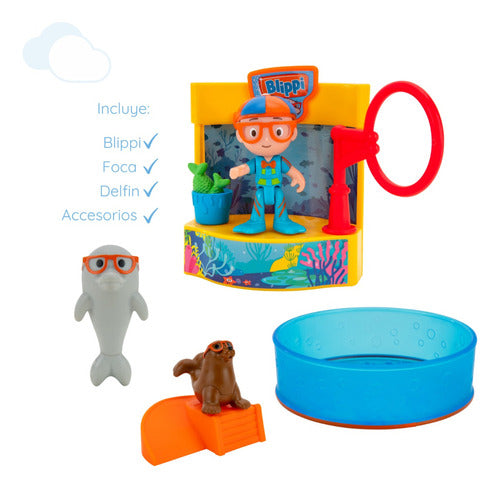 Blippi Adventure In The Aquarium Figure Playset With Accessories 1