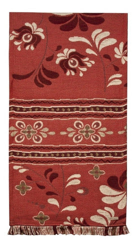 Huitrú Folk Chenille Table Runner 2m x 0.38m 2