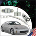 Nissan 350Z - 11 × Interior LED Green Light Package for 2003-2009 0