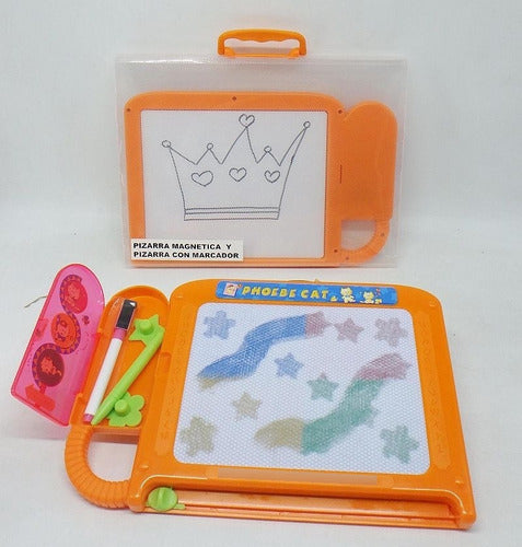 Double Magnetic Drawing Board with Small Pencil Case 1