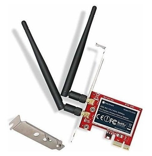 Febsmart Wireless N 24ghz 300mbps Pcie Adaptador De Red Inal 0