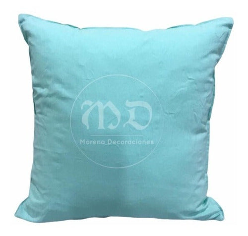 Decorative Tusor Pillow Cover 40x40 Sewn Reinforced Zipper 3