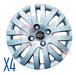 Set of 4 13-Inch Wheel Covers for Gol Corsa Clio Ka Palio Fiesta Auto 18