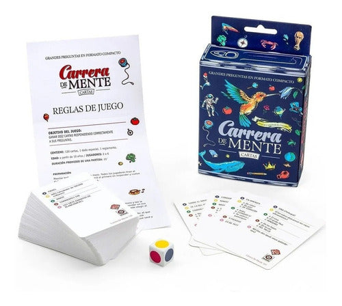 Juego De Mesa Carrera De Mente Cartas Ruibal Calidad 3