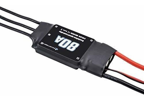 Controlador De Velocidad Para Motor Brushless 80a 2-6s 6