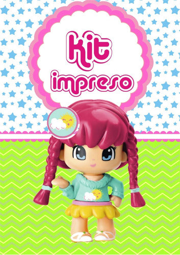 Pinypon Kit Impresos Personalizados P/10 Niños Cumpleaños 0