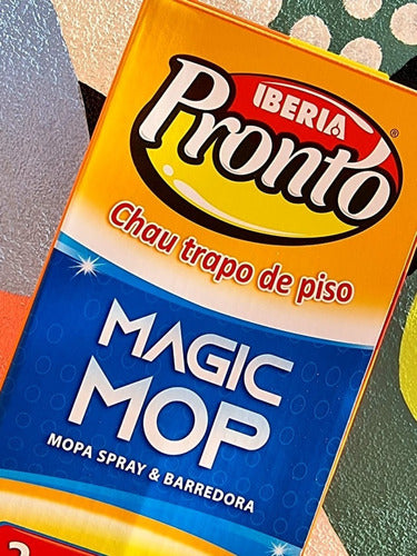 Magic Mop Iberia Pronto 2 in 1 Spray Sweeper + 2 Microfiber Mops 5