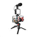 Netmak Streaming Blog Kit Tripod LED Light Microphone Vlog 0