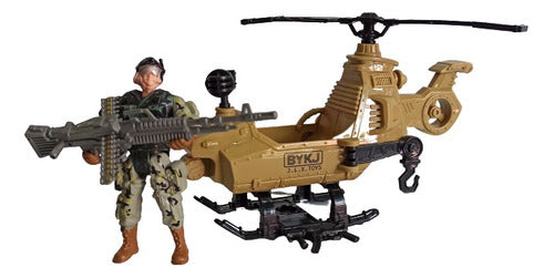 Set Militar Con Helicóptero 0