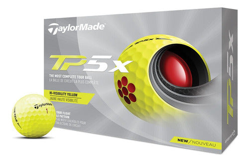TaylorMade TP5x Yellow Golf Balls 2