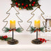 Candelabro Navideño Luces Batería 40cm Pack X 2 Unidades 2