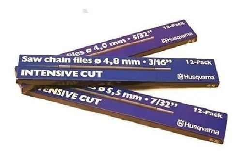 Husqvarna File 7/32" 5.5mm X12un Chainsaw Sharpening 1