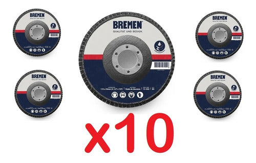 Bremen Flap Disc 4-1/2" (115mm) - 7210 X10 Units 0