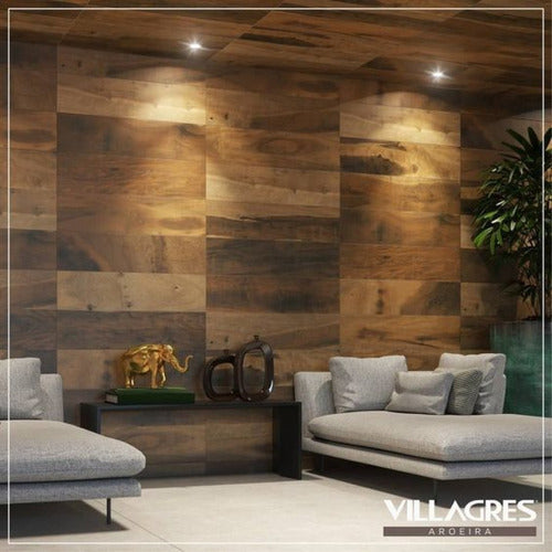 Porcelanato Piso Pared Revestimiento Madera Aroeira 24.5x100 1