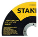 Disco Corte Amoladora 4 1/2 Stanley 115mm X 1 Mm X100u 0