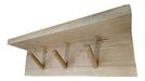 Sturdy Poplar Wood Coat Rack With Shelf Premium Quality 0