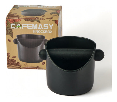 Knock Box Plastico Goma Contenedor Borra Café Barista 3