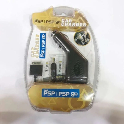 Car Charger for PSP Go and PSP Conventional - Yellowed Blister 0