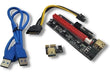 Amitosai MTS-BTCMinerBlack PCIe Riser 16x to 1x USB 3.0 60cm Mini3 Rig 0