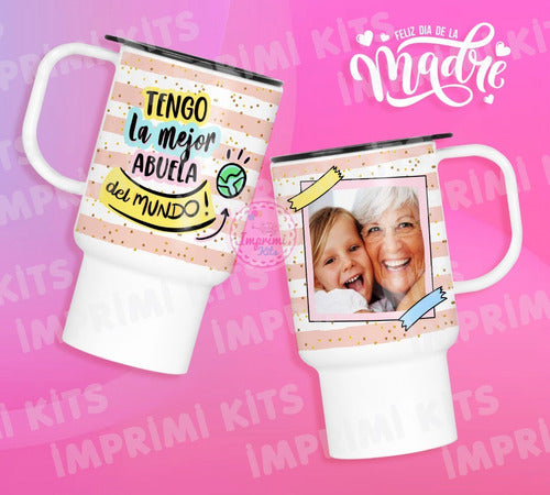 Sublimation Templates Mother's Day Thermal Mugs Photo Frame #4 2