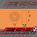 BTP Poly-V Belt Tensioner for Ford Escort Alternator Fiesta 1.9 D Egs 1