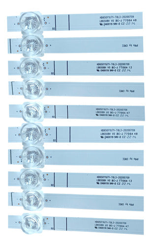 LED Strip 5 Kit 10pcs Hisense 65A65HV 61.8cm 0