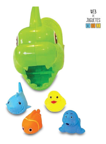 Zippy Toys Baby Bath Toys Set of 5 Aquatic Figurines 3