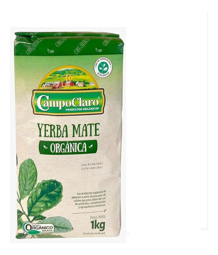 Yerba Mate Organica Campo Claro 1kilo  Tradicional 0