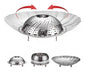 Foldable Stainless Steel Large Steamer, Vegetables, Steam 11860 4