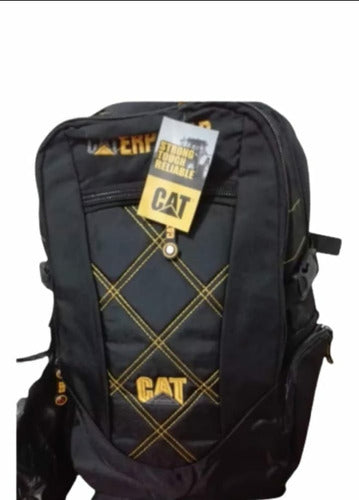 CAT Black/Gray Anti-Cut USB Backpack with Laptop Compartment 0