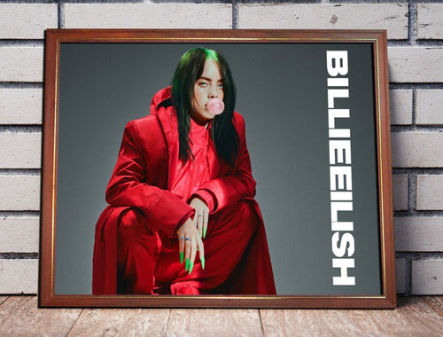 Cafoot Billie Eilish Framed Poster Ready to Hang 4