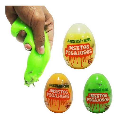 Isakito Slime Huevo Sorpresa 98 Gr Insectos Pegajosos ELG 3581 6