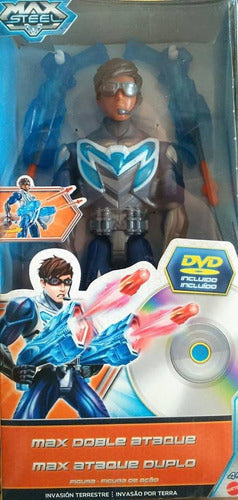 Max Steel Double Attack with Projectiles Includes Movie DVD 3